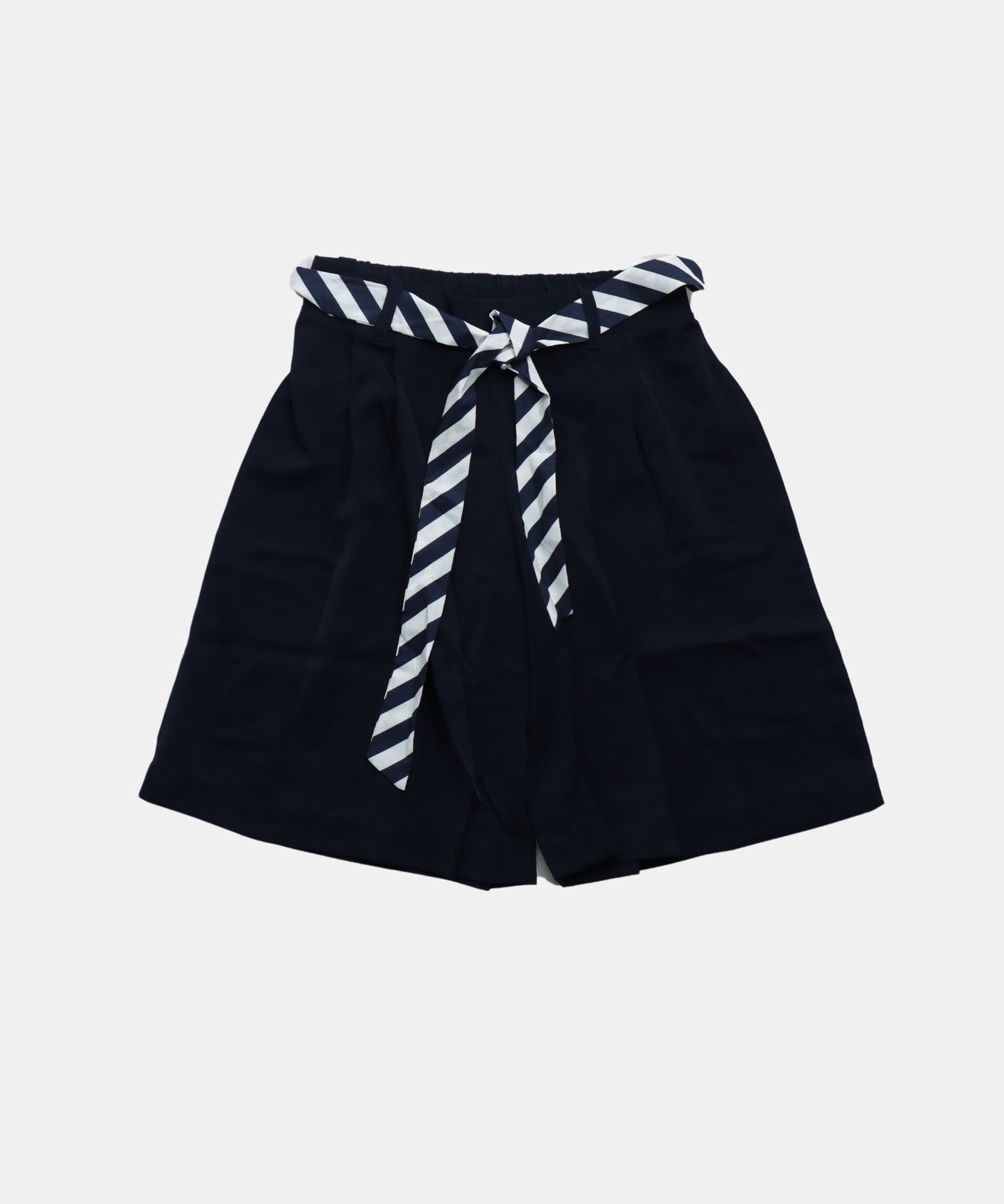 Tiny Girl Navy Blue Striped Top and Shorts Set