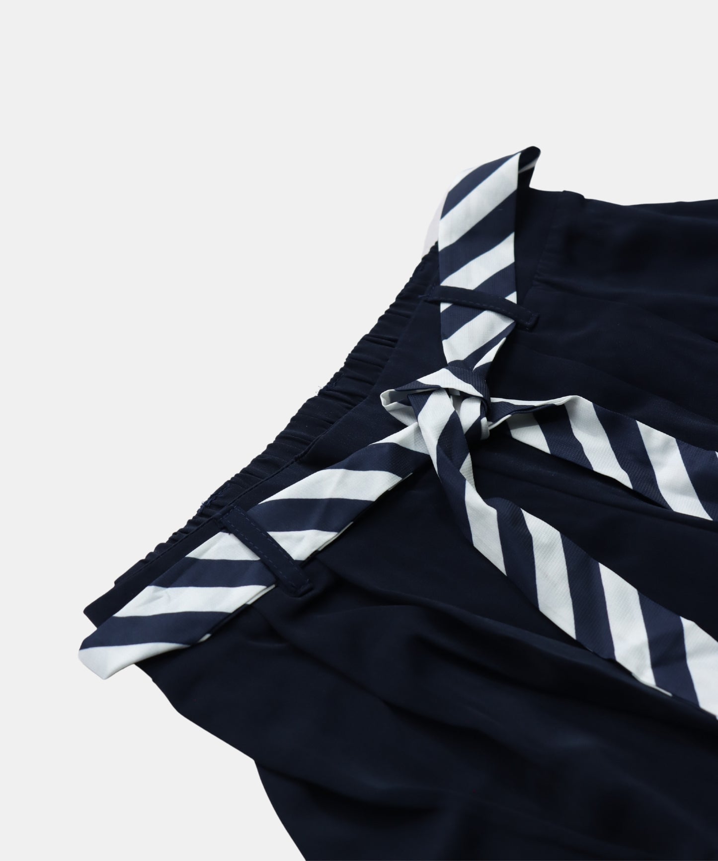Tiny Girl Navy Blue Striped Top and Shorts Set