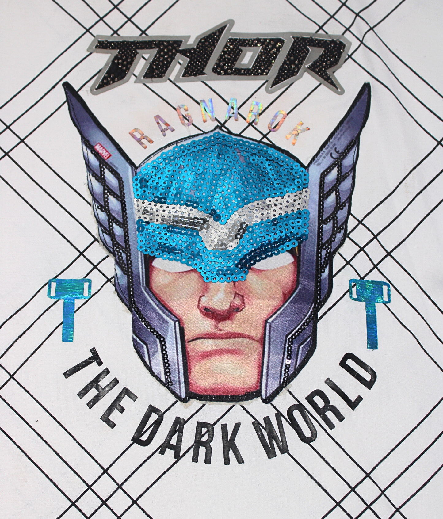 Danaboi White Thor Print Boys T-Shirt