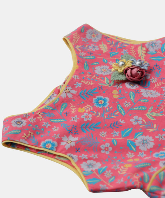 Tiny Girl Pink Unicorn Girls Dress