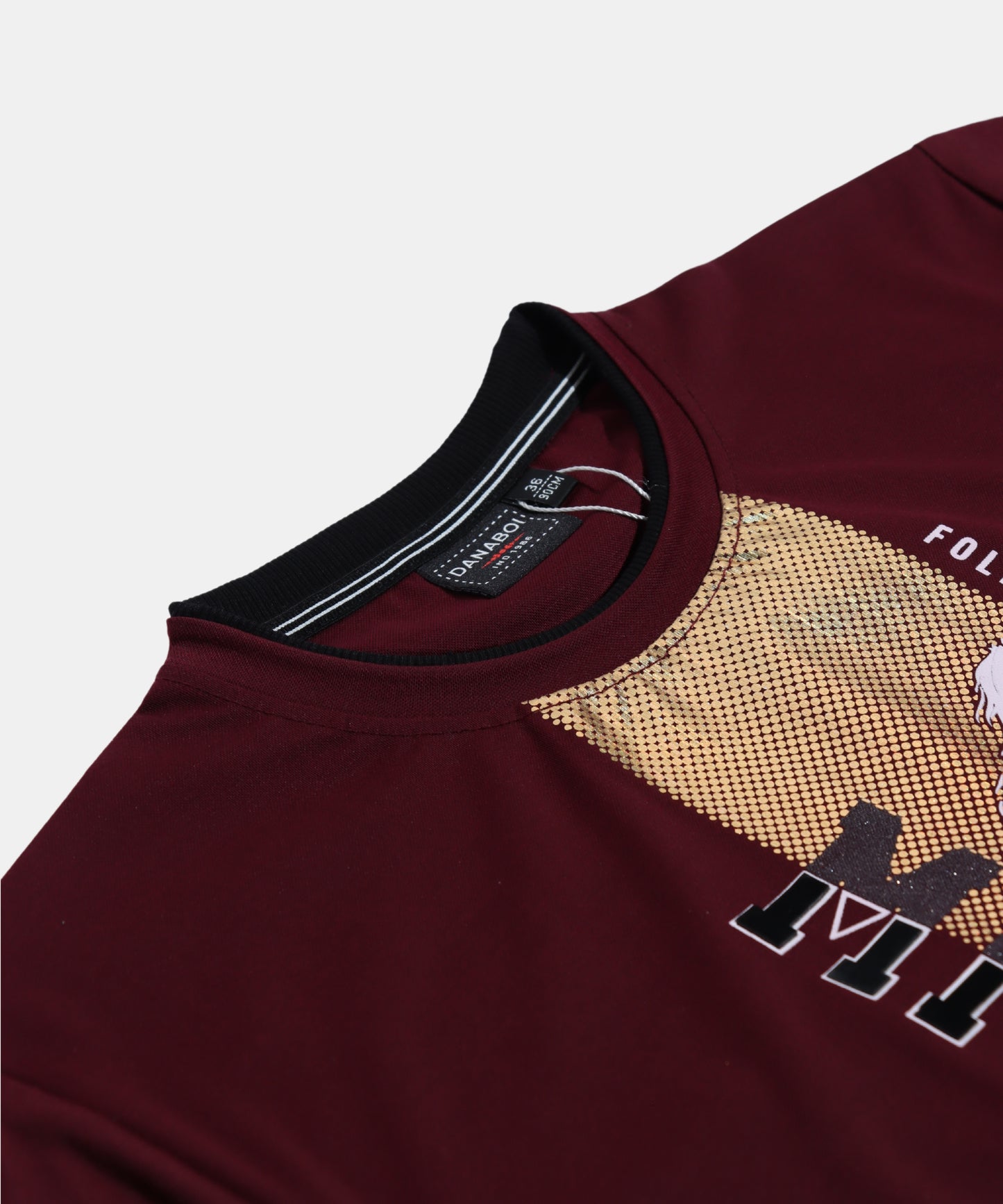 Danaboi Burgundy Wildland Graphic Boys T-Shirt