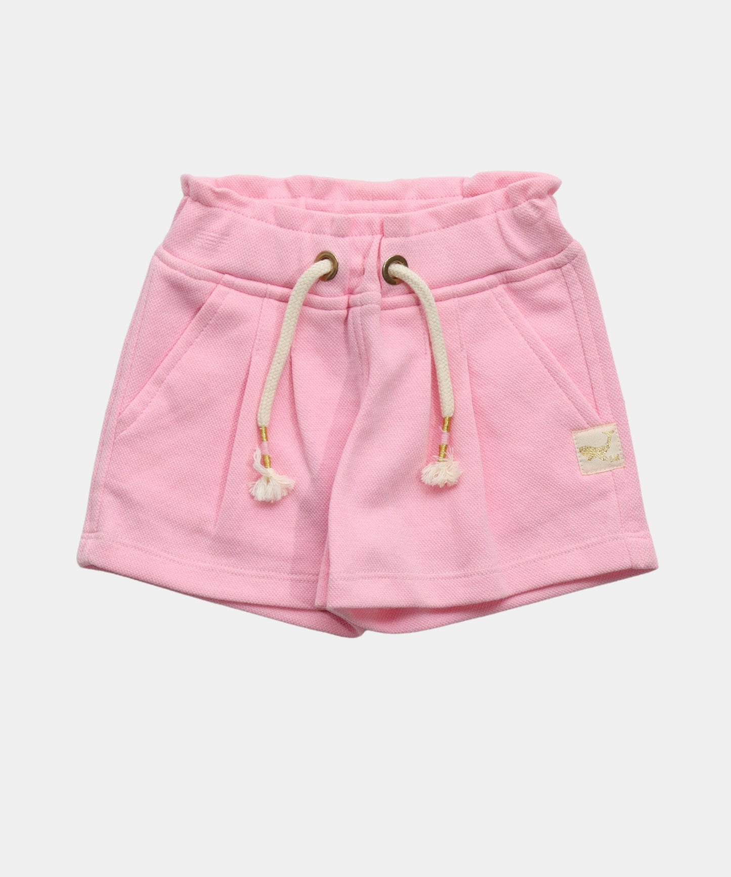 Tiny Girl Pink Drawstring Girls Shorts
