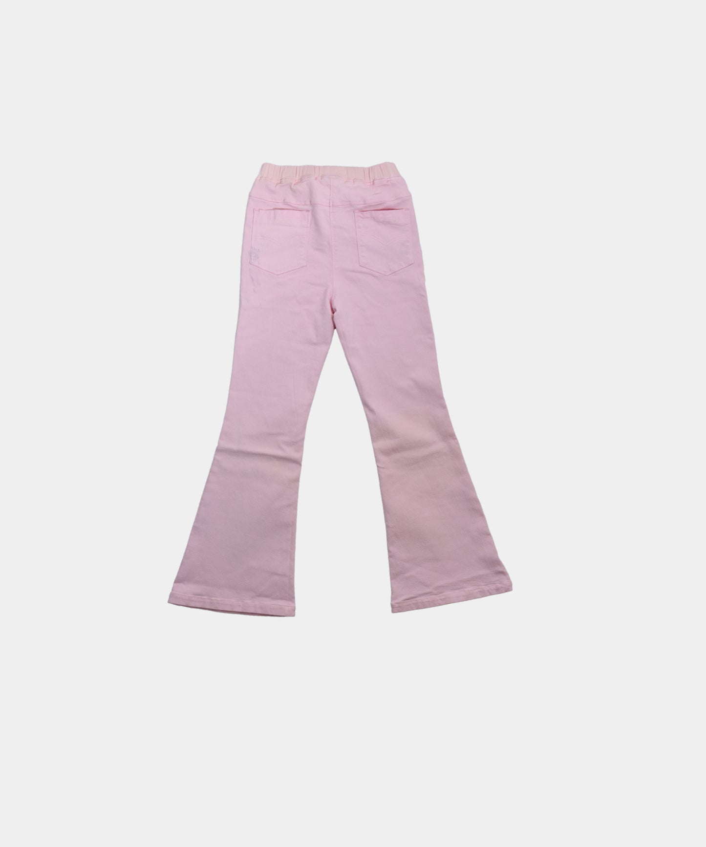 Little Kangaroos Light Pink Flared Girls Pants