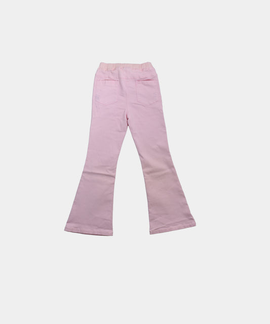Little Kangaroos Light Pink Flared Girls Pants