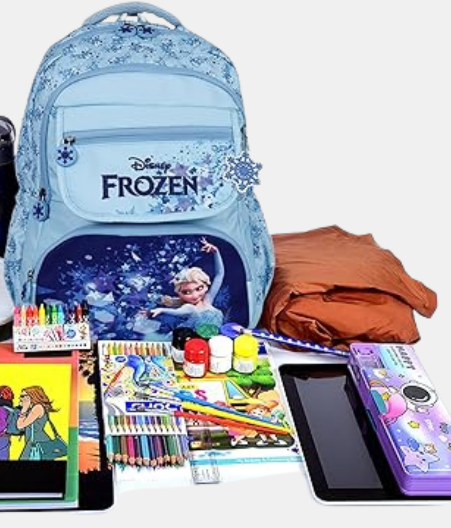 Karston Light Blue Elsa Frozen Kids Backpack