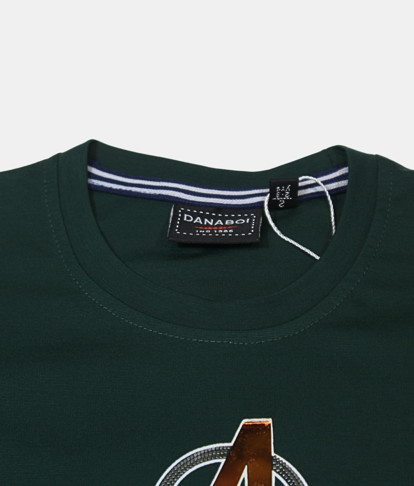 Danaboi Dark Green Avengers Boys T-Shirt