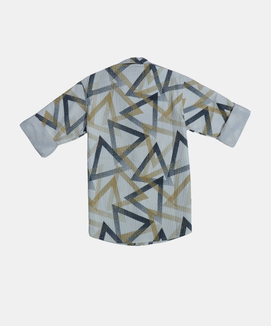 Danaboi White & Mustard Boys Shirt