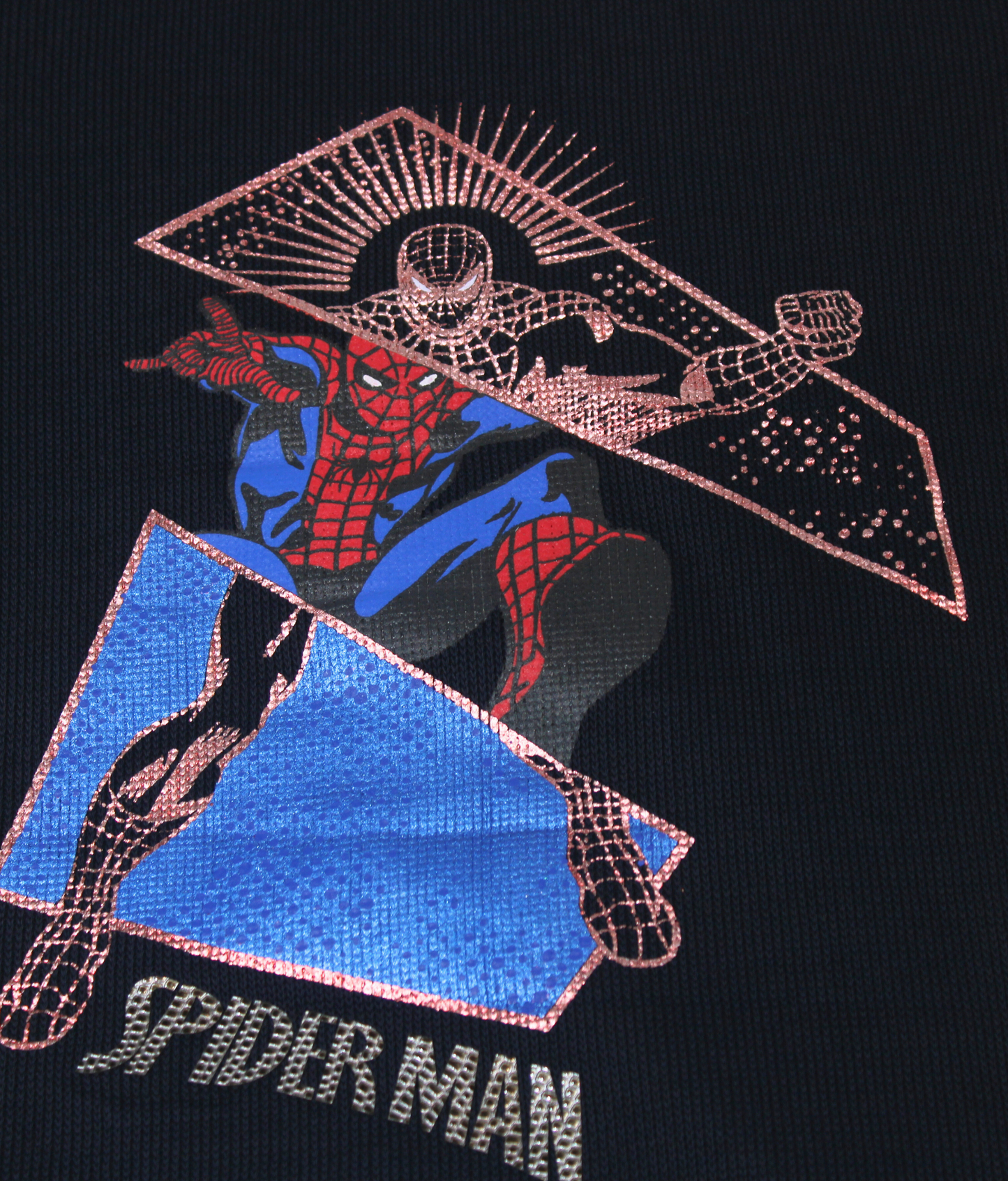 Danaboi Navy Blue Spiderman Boys T-Shirt