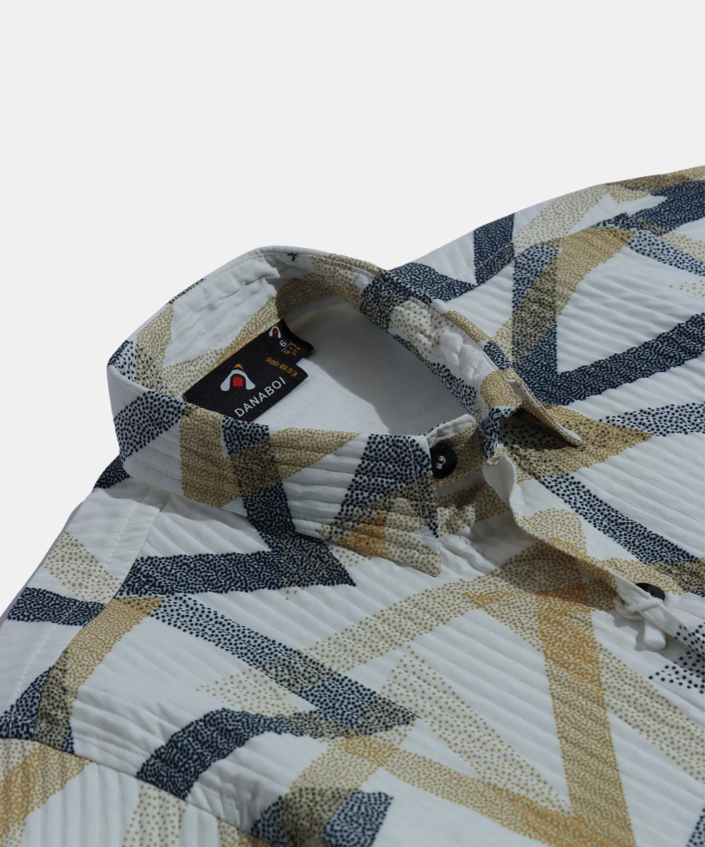 Danaboi White & Mustard Boys Shirt
