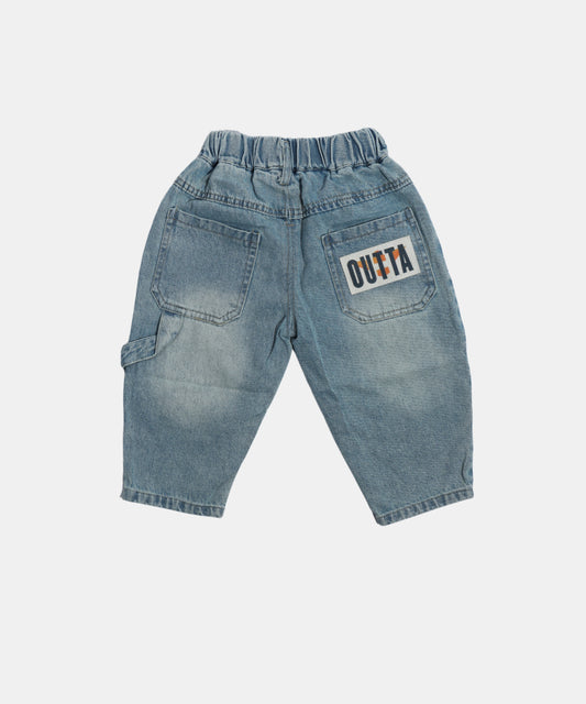 Dapp Light Blue Kids Cargo Jeans