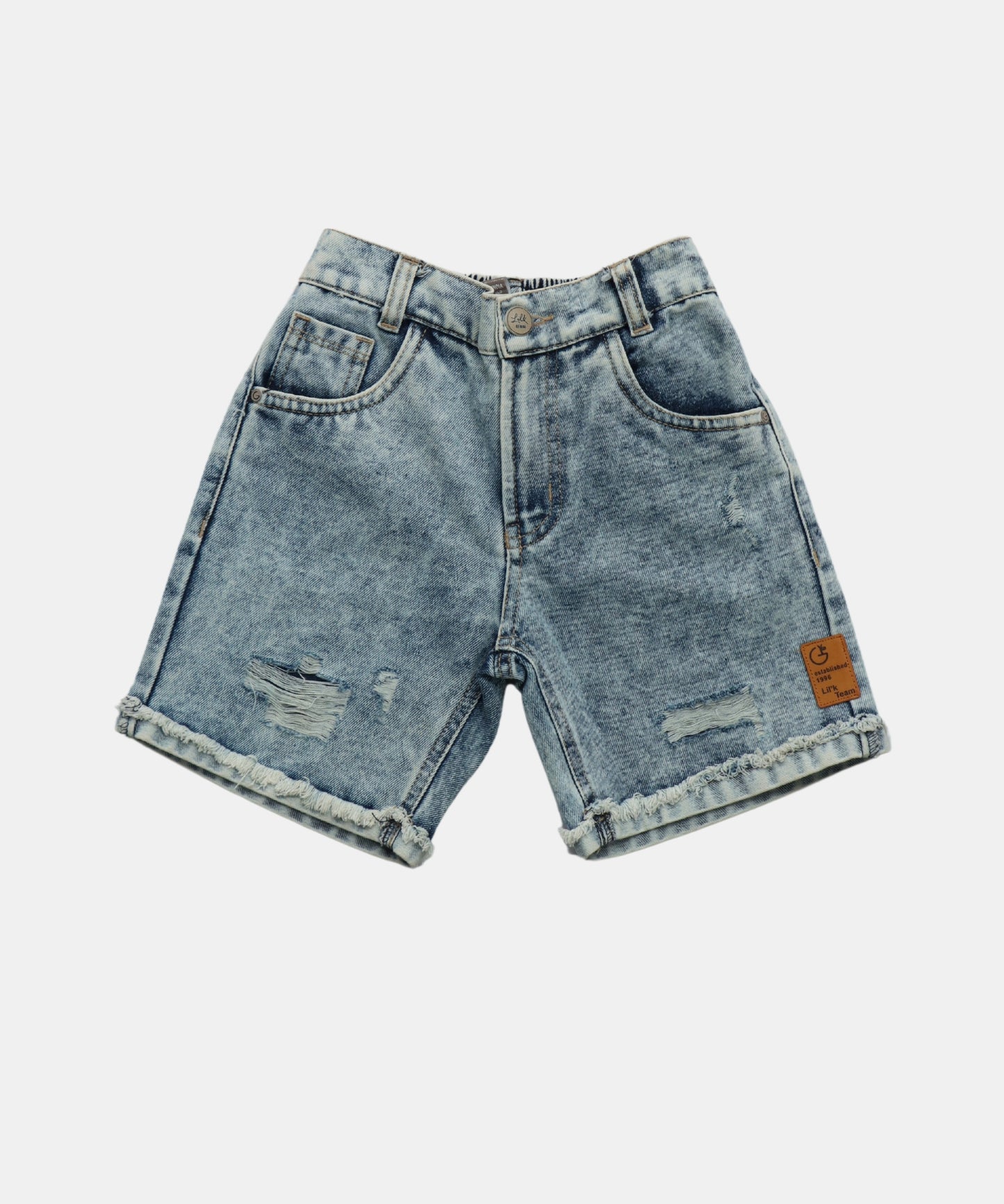 Tiny Girl Blue Distressed Boys Denim Shorts