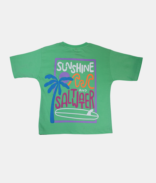Little Kangaroos Mint Green Sunshine & Saltwater Boys T-Shirt