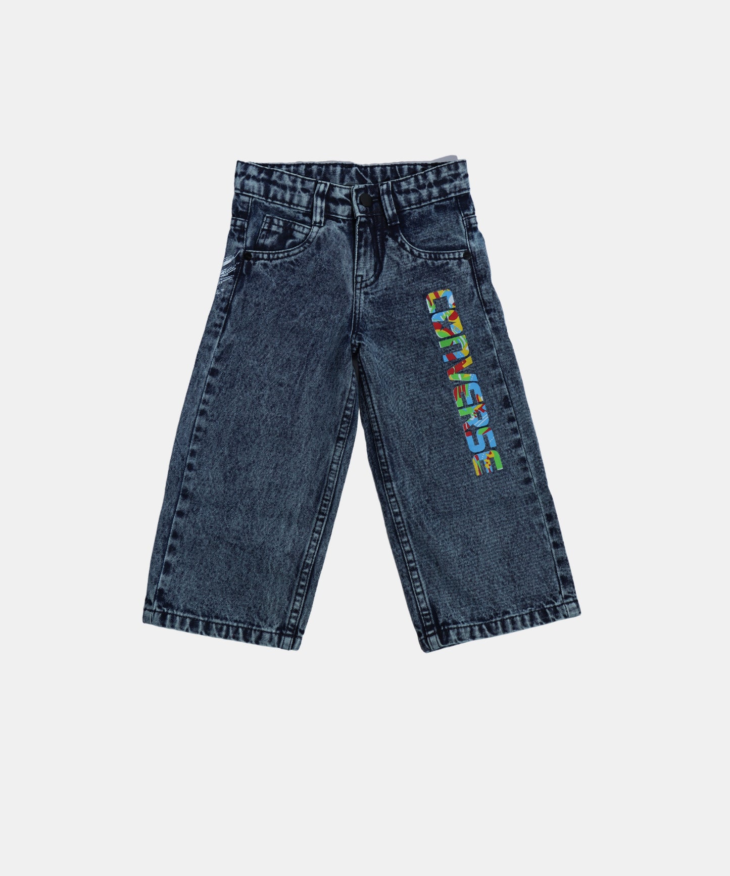 Dapp Dark Blue Graphic Boys Jeans