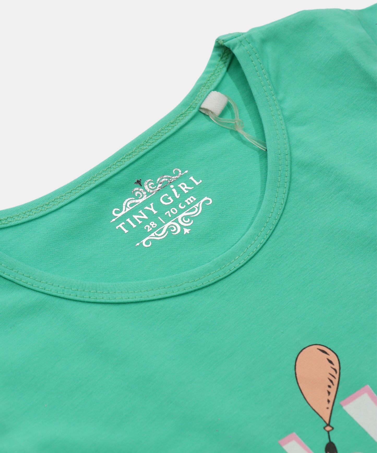 Tiny Girl Adventure Dreams Tie-Knot Girls Top