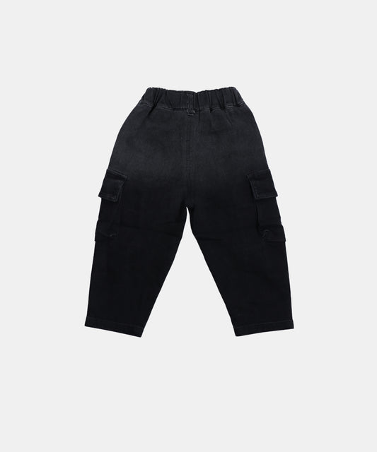 Dapp Black Cargo Boys Jeans
