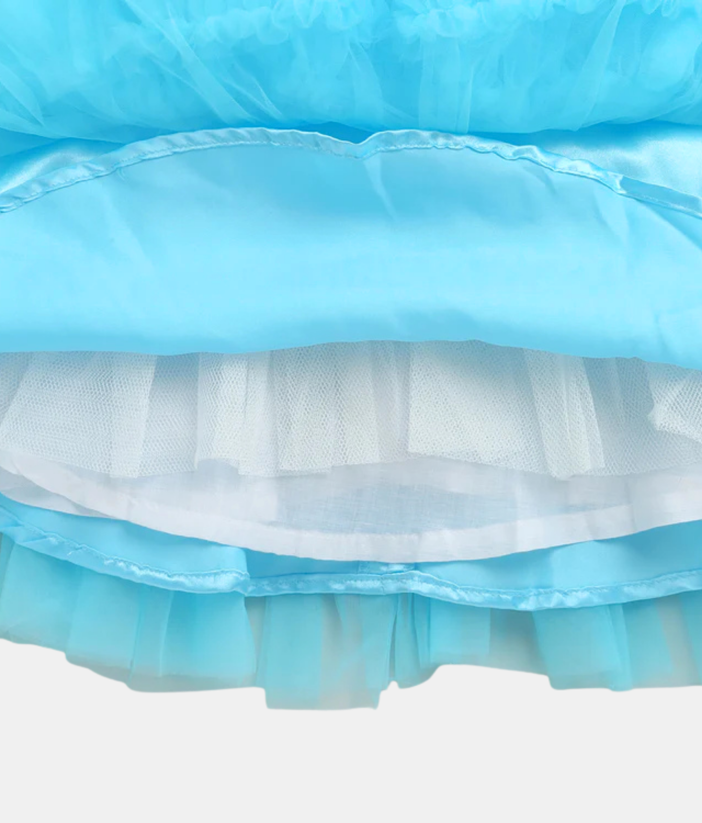 Tiny Girl Sky Blue Girls Barbie Party Frock