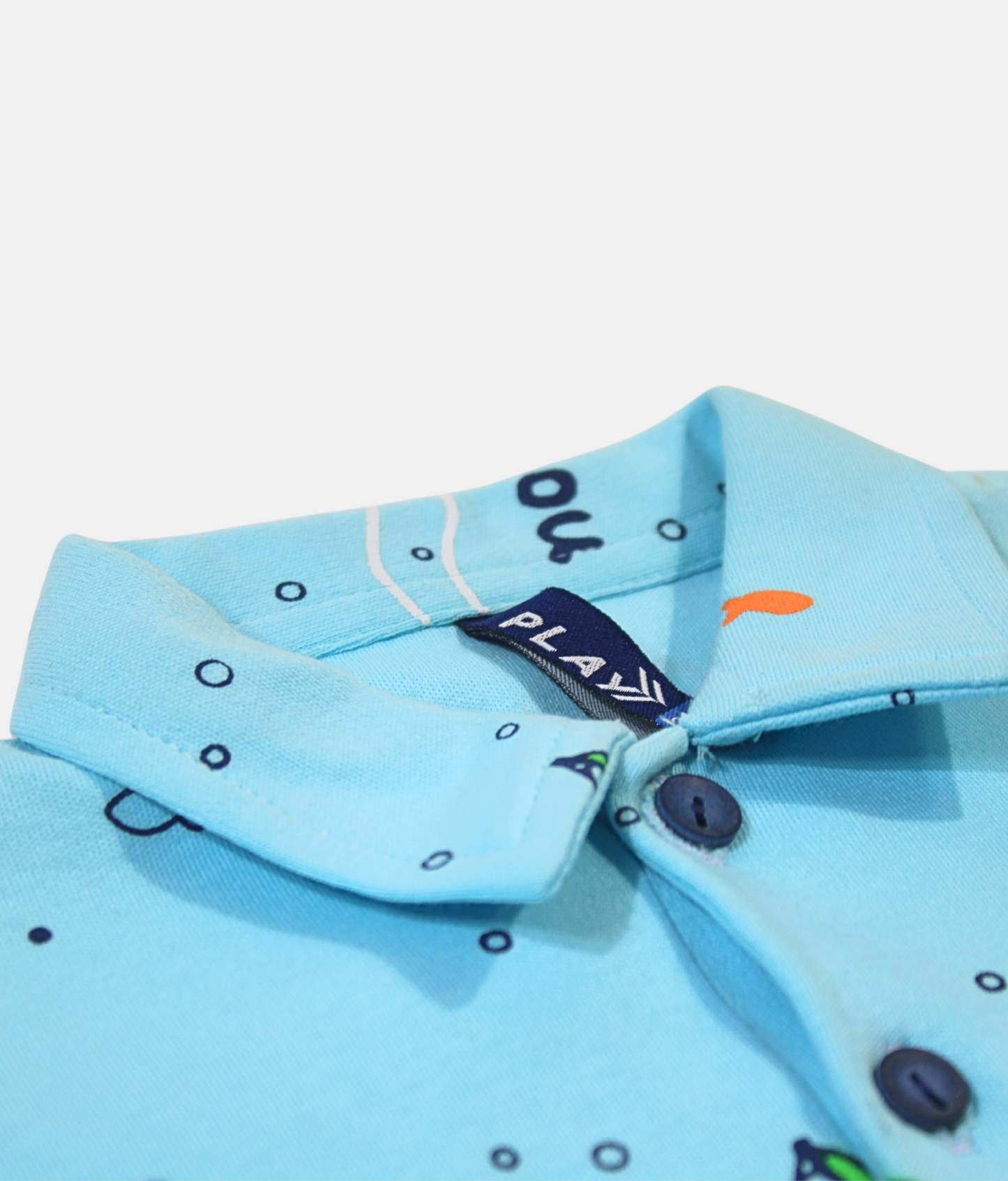Little Kangaroos Sky Blue Boys Polo T-Shirt