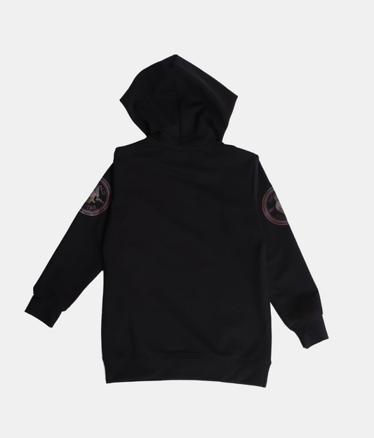 Danaboi Black Donald Duck Print Boys Hoodie