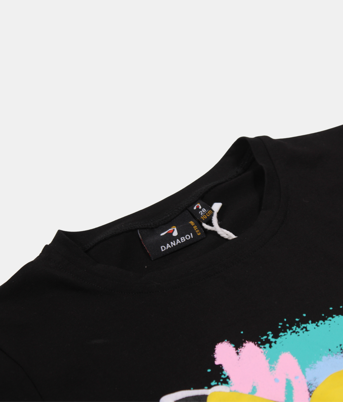Danaboi Black Pikachu Boys T-Shirt