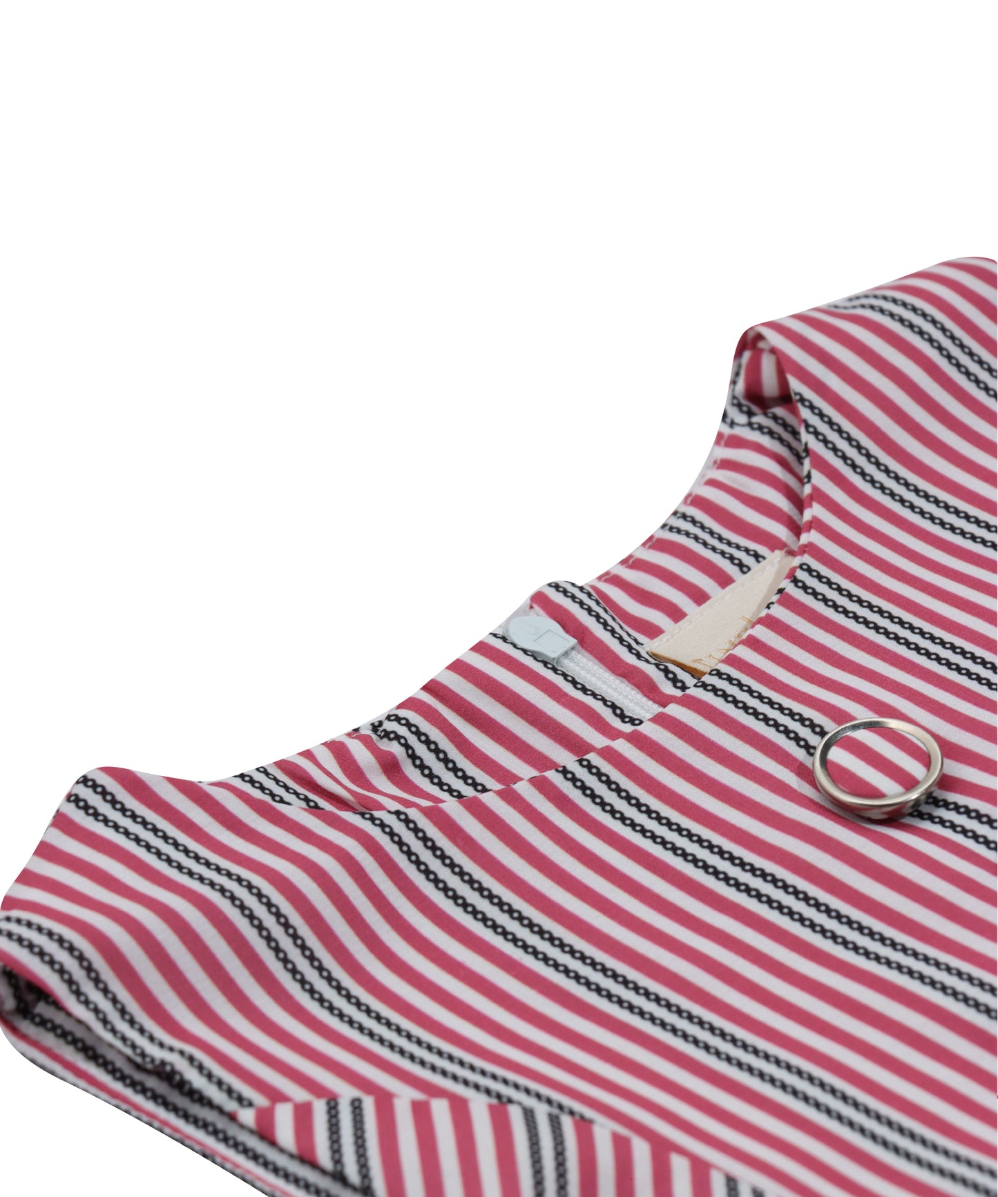 Tiny Girl Pink Striped Girls Jumpsuit