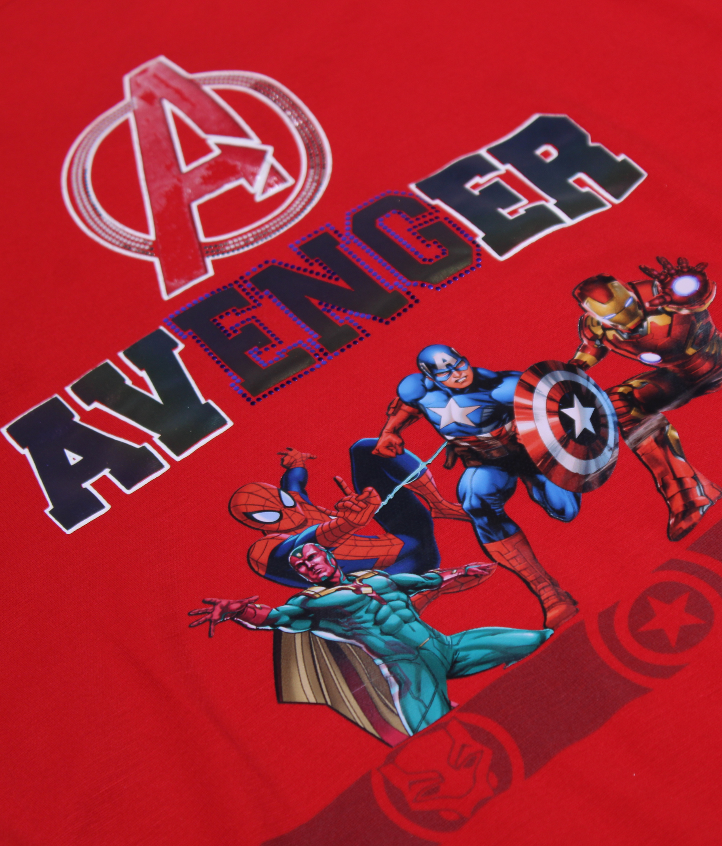 Danaboi Red Avengers Boys T-Shirt