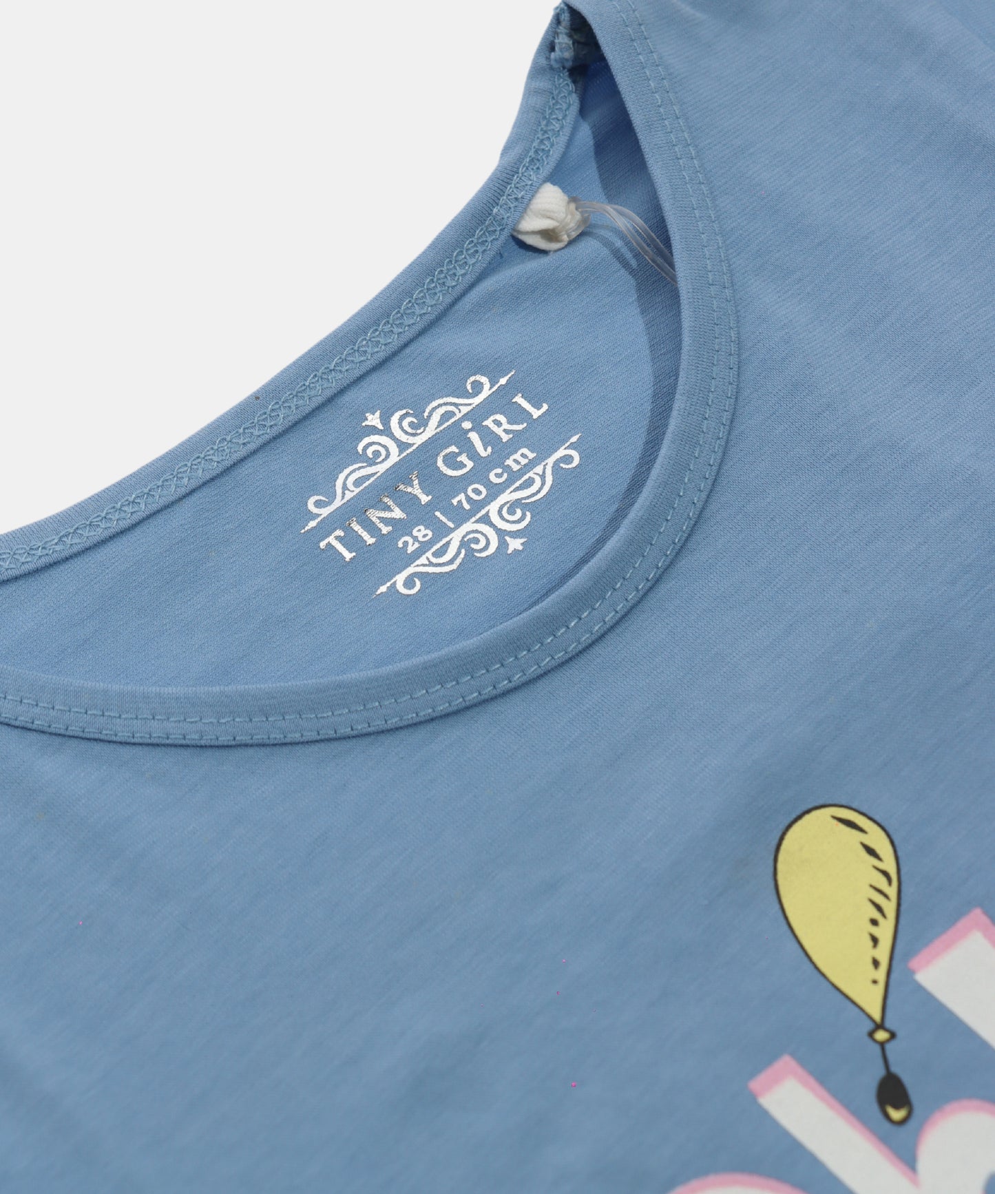 Tiny Girl Adventure Dreams Tie-Knot Girls Top
