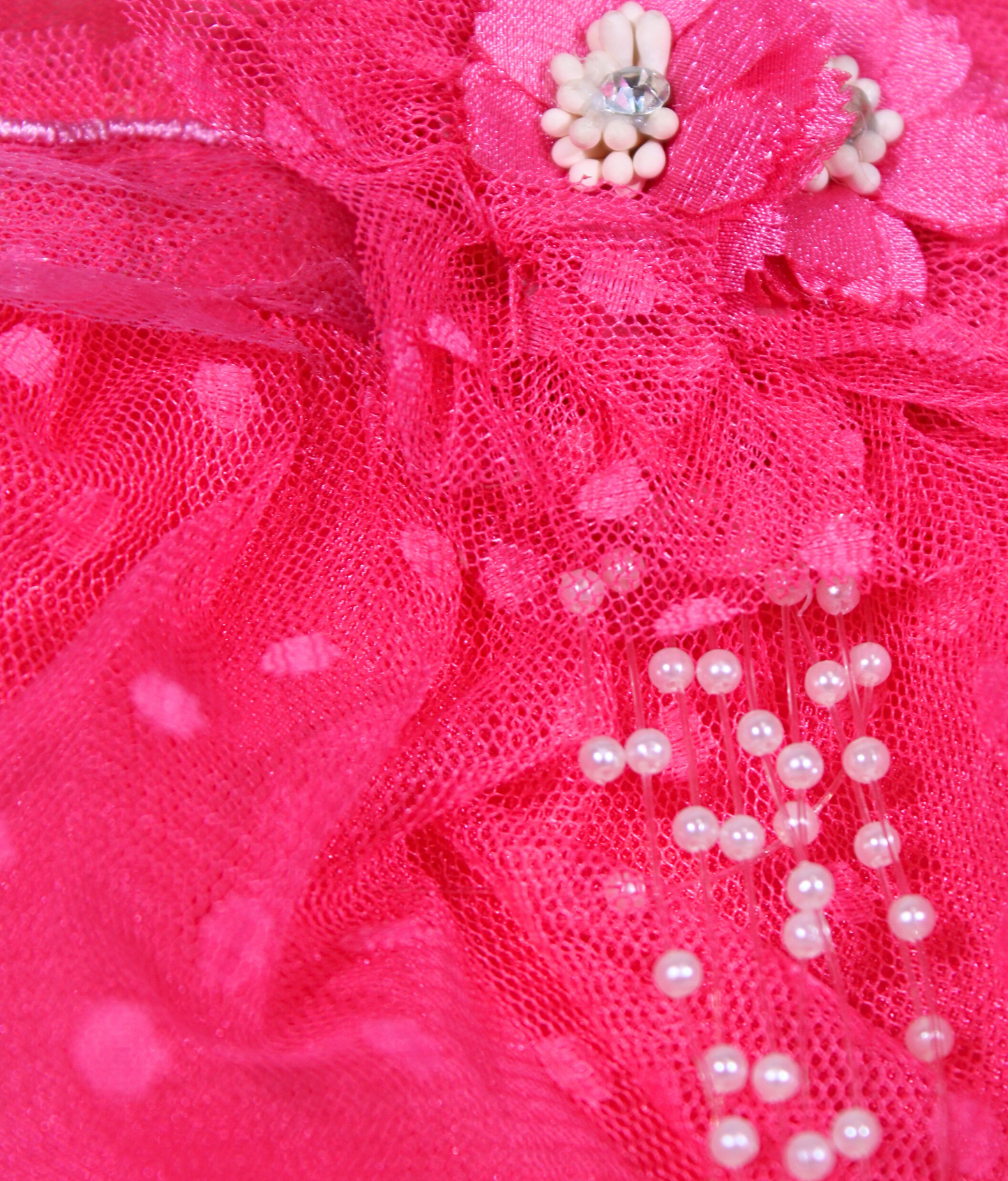 Tiny Girl Hot Pink Girls Ruffle Dress