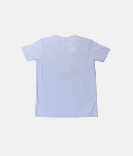 Danaboi Light Blue Goofy Print Boys T-Shirt