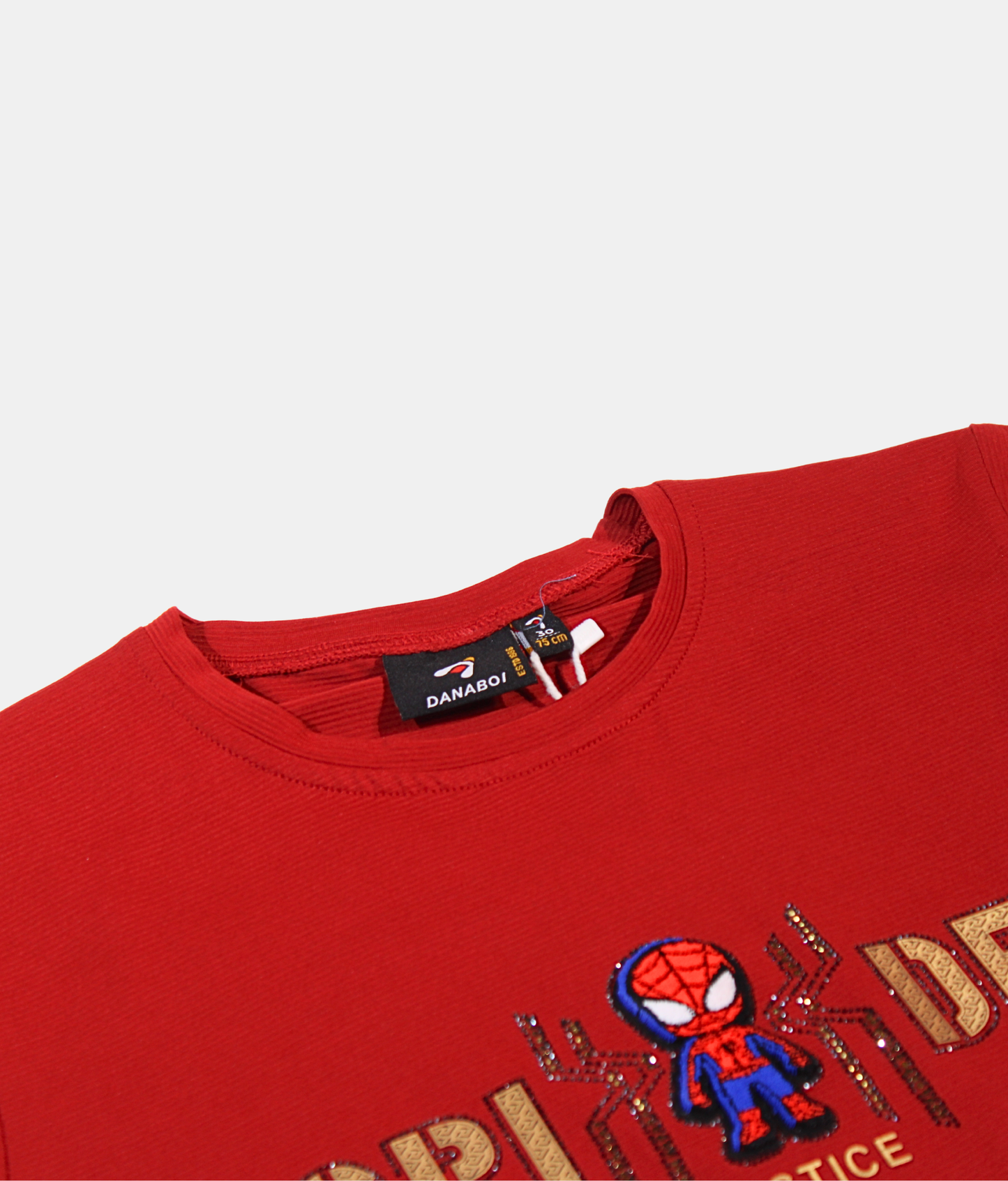 Danaboi Red Boys Spider Print T-Shirt