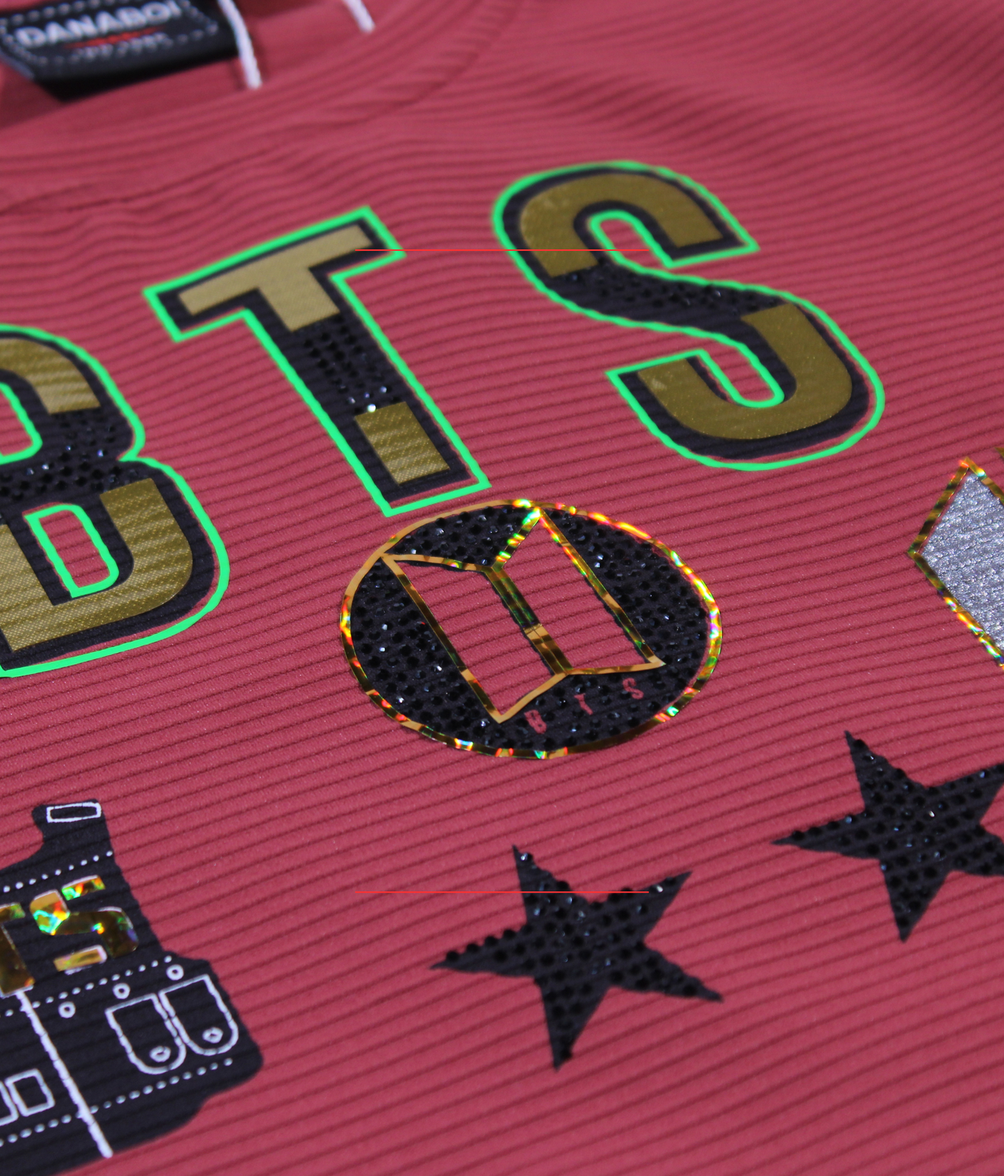 Danaboi Red Boys BTS Print Sweatshirt