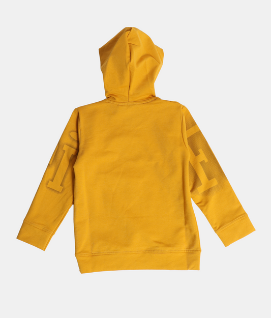 Danaboi Mustard Yellow Logo Print Boys Hoodie