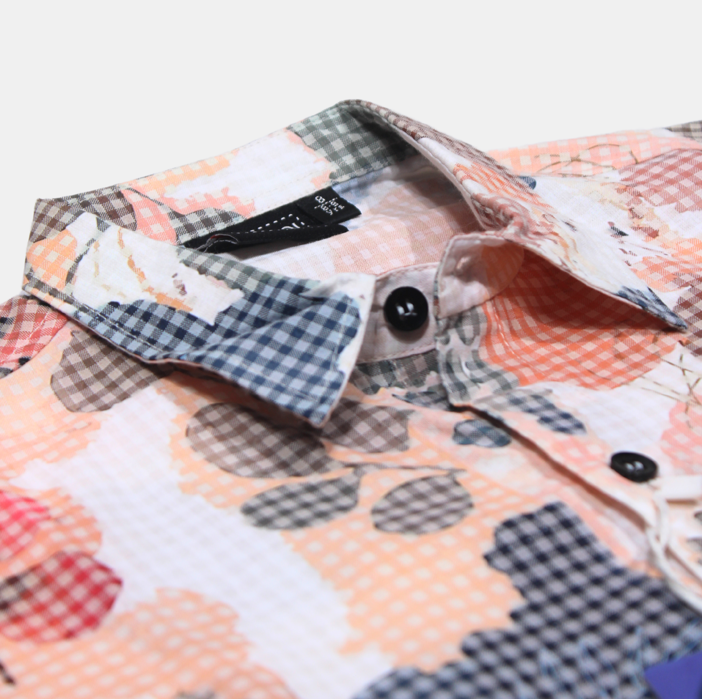 Danaboi Peach Multi Floral Boys Shirt