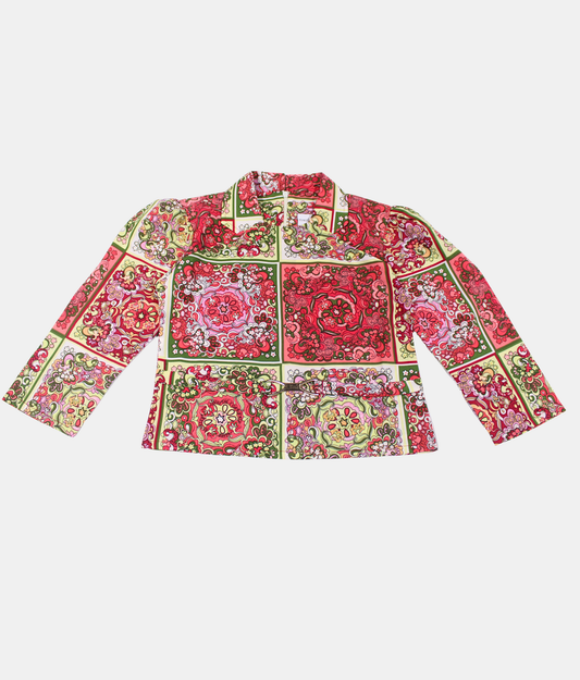 Tiny Girl Red Paisley Co-ord Set