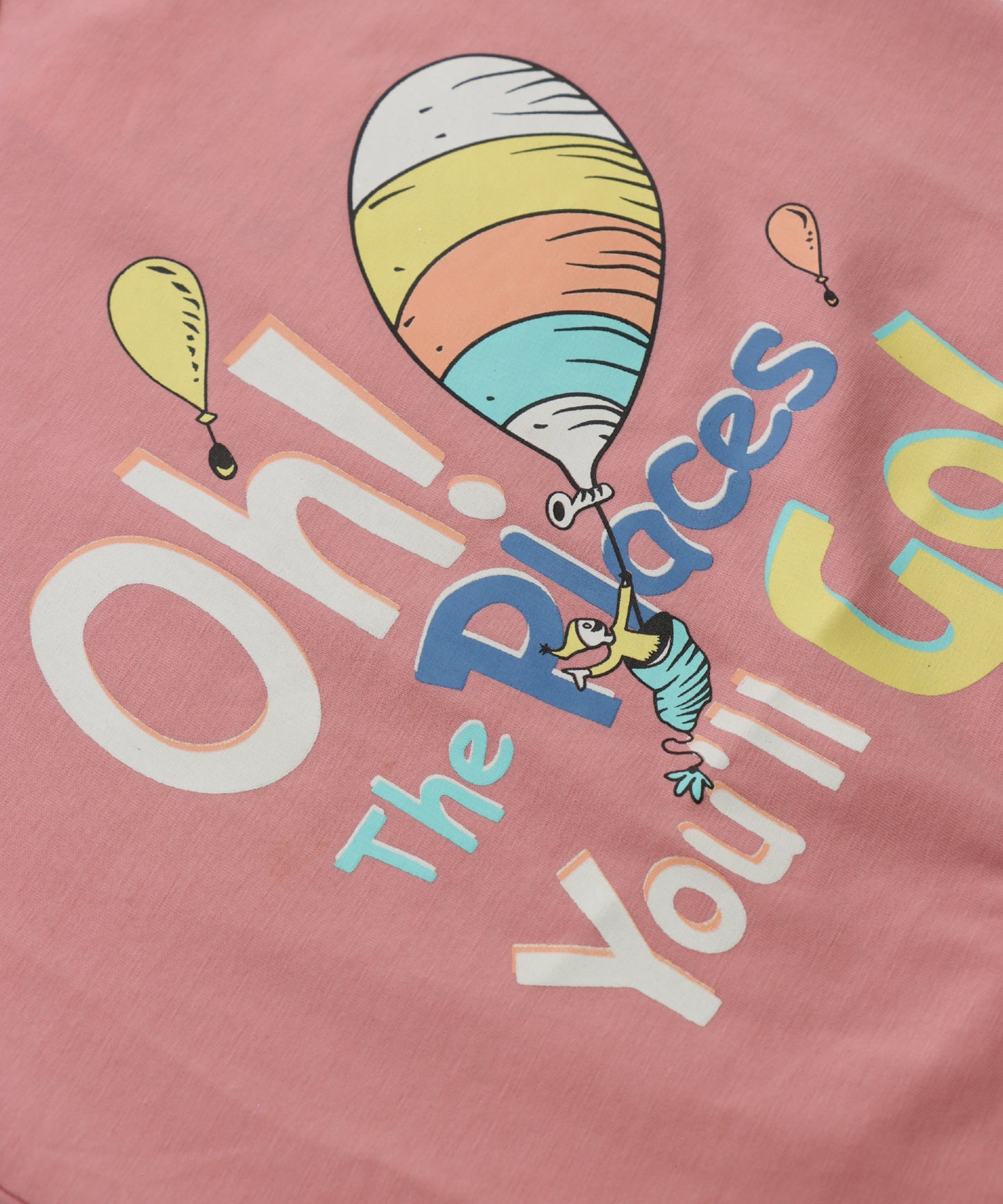 Tiny Girl Adventure Dreams Tie-Knot Girls Top