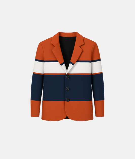 Danaboi Rust Blue Boys Blazer