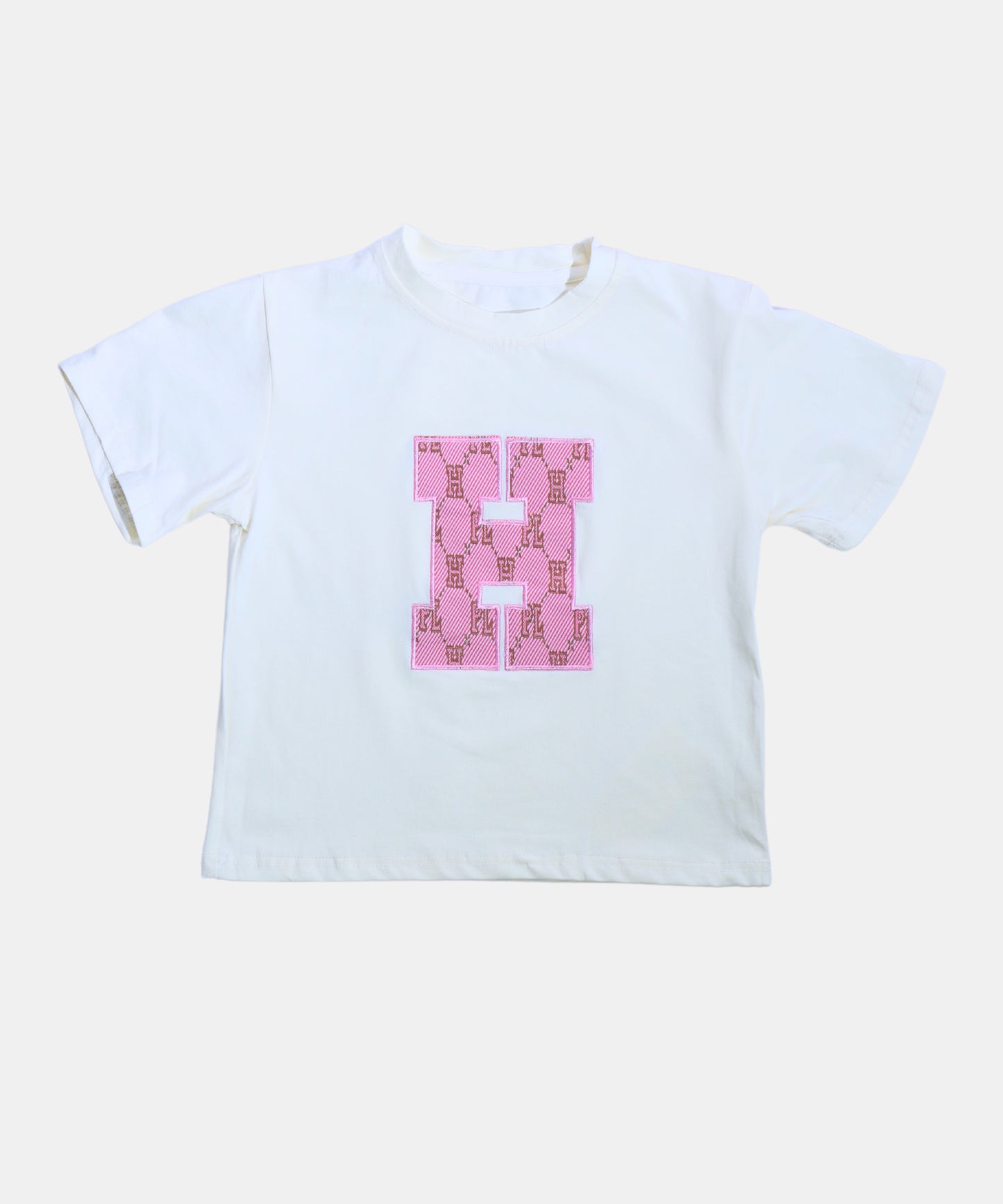 Dapp Kids White & Pink Girls Co-ord Set