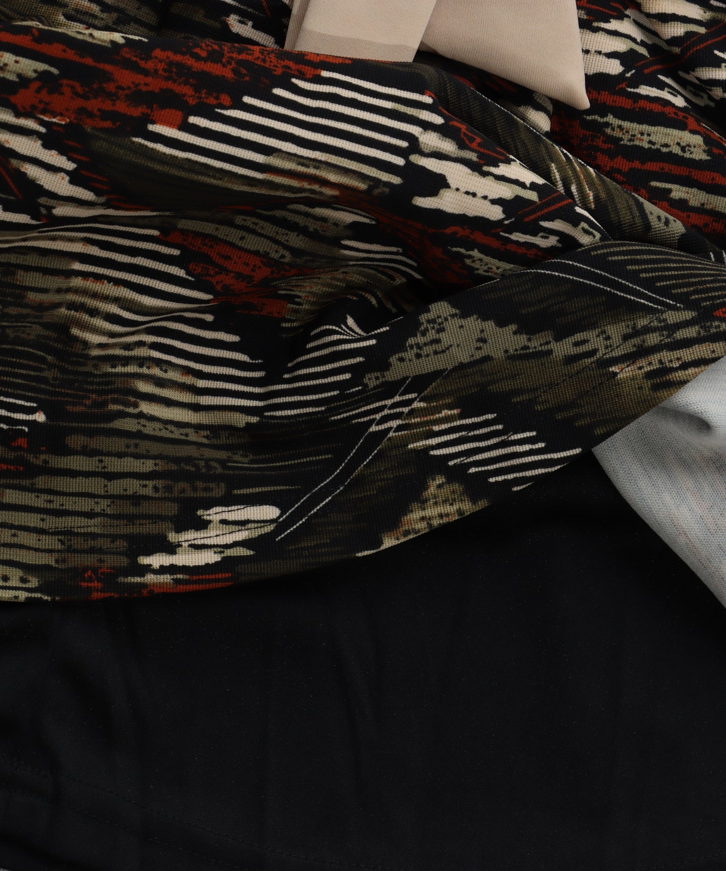 Tiny Girl Brown Abstract Print Girls Frock