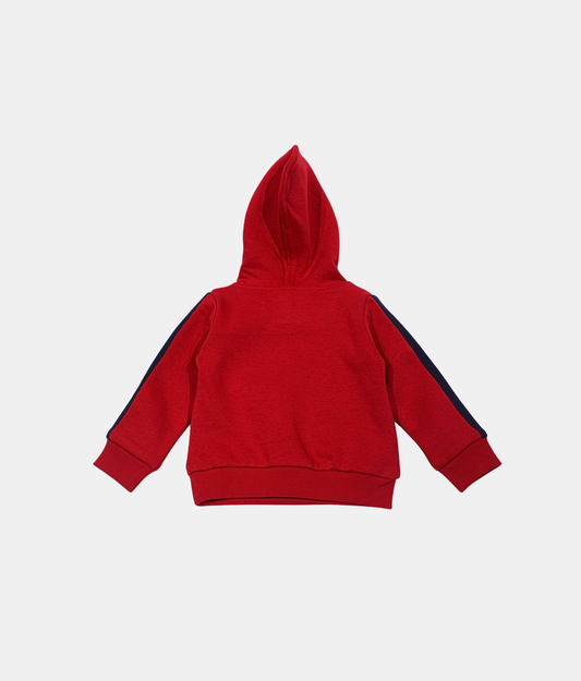 Tiny Girl Red Girls Hoodie Full Sleeve