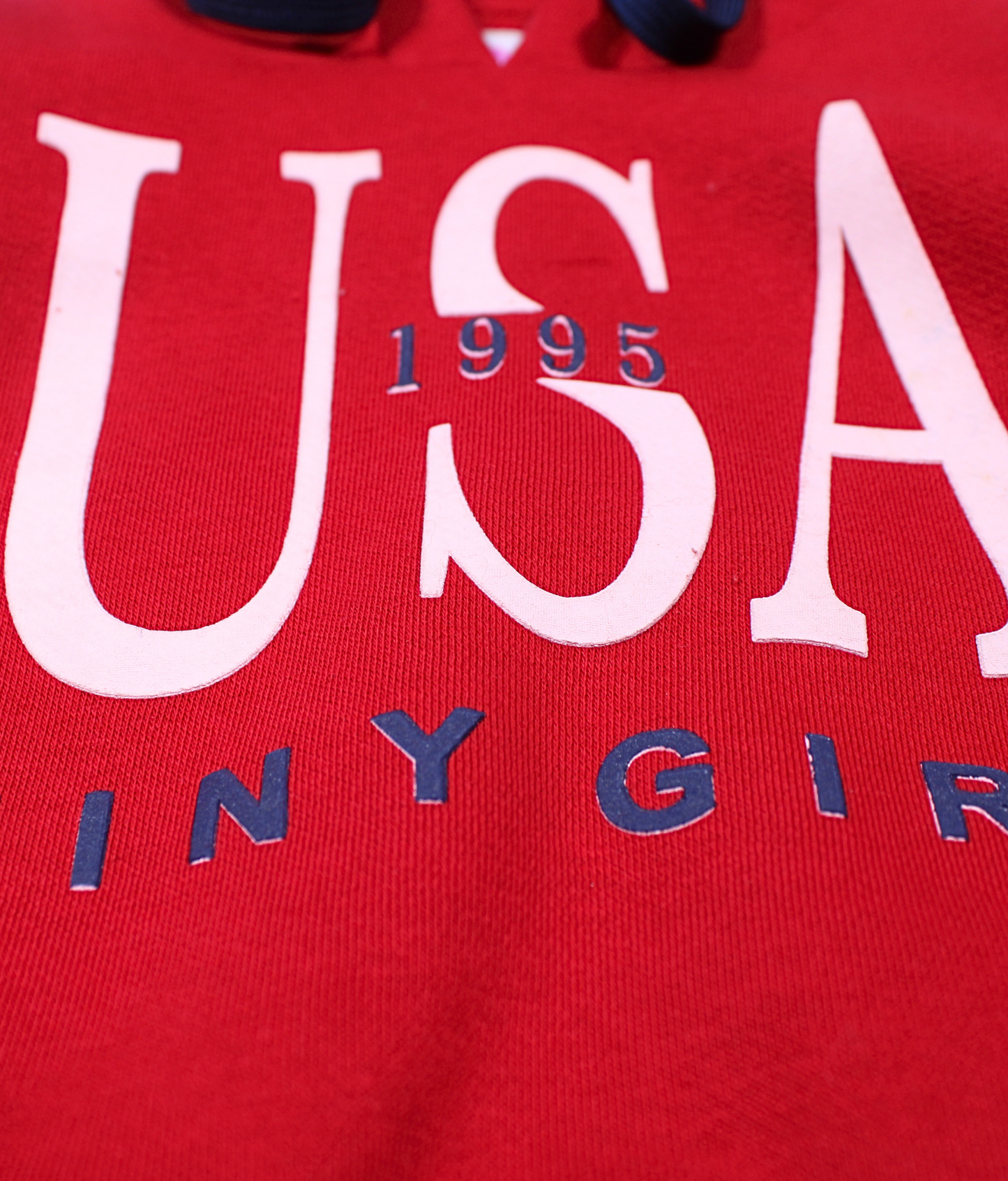 Tiny Girl Red Girls Hoodie Full Sleeve