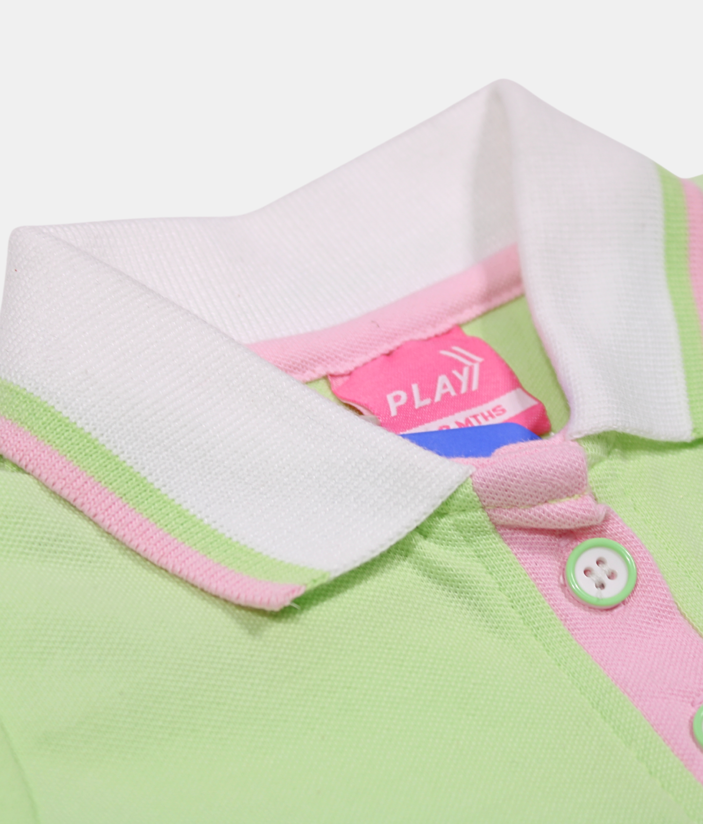 Tiny Girl Light Green Girls Polo T-Shirt