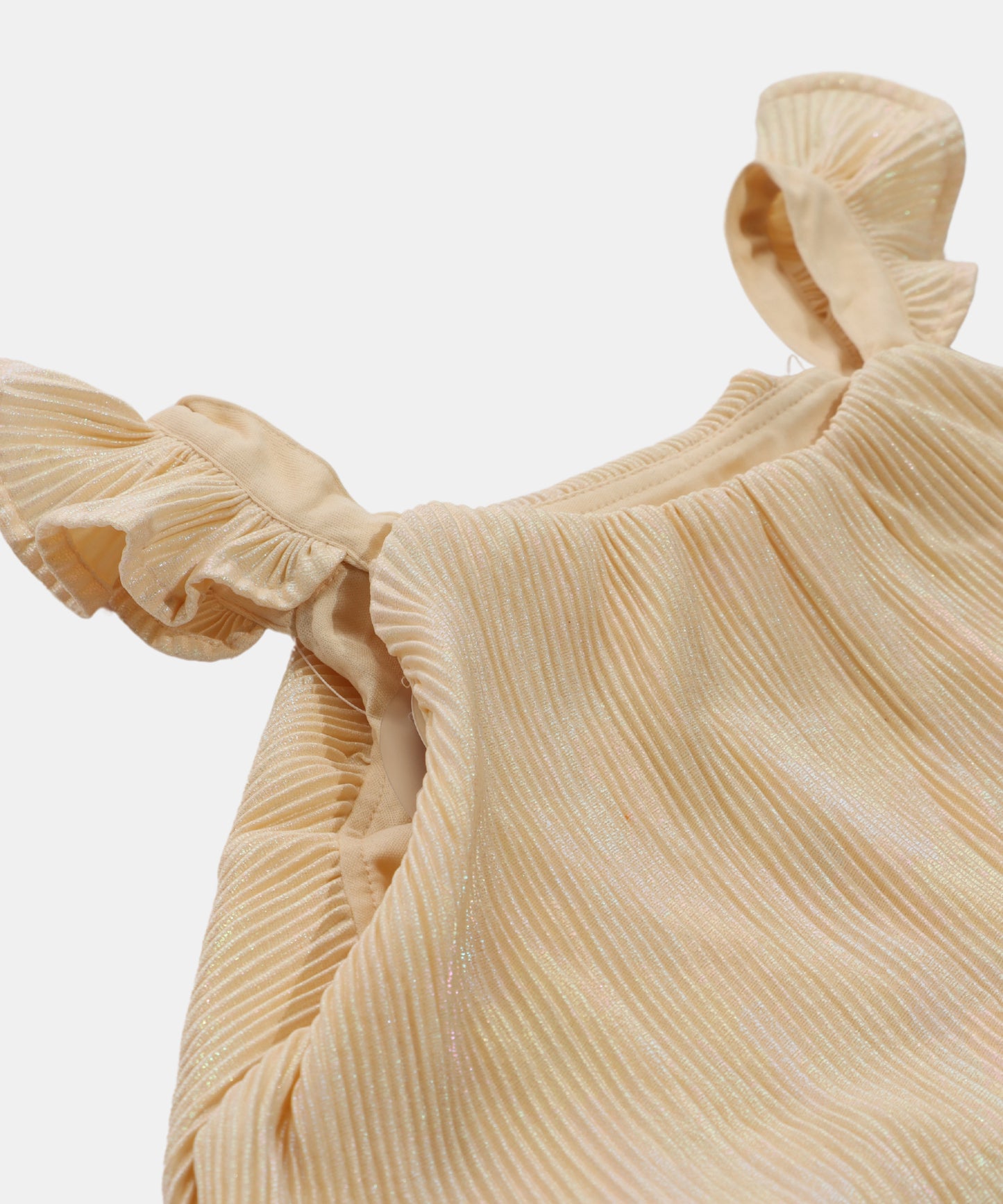 Tiny Girl Light Yellow Girls Layered Top