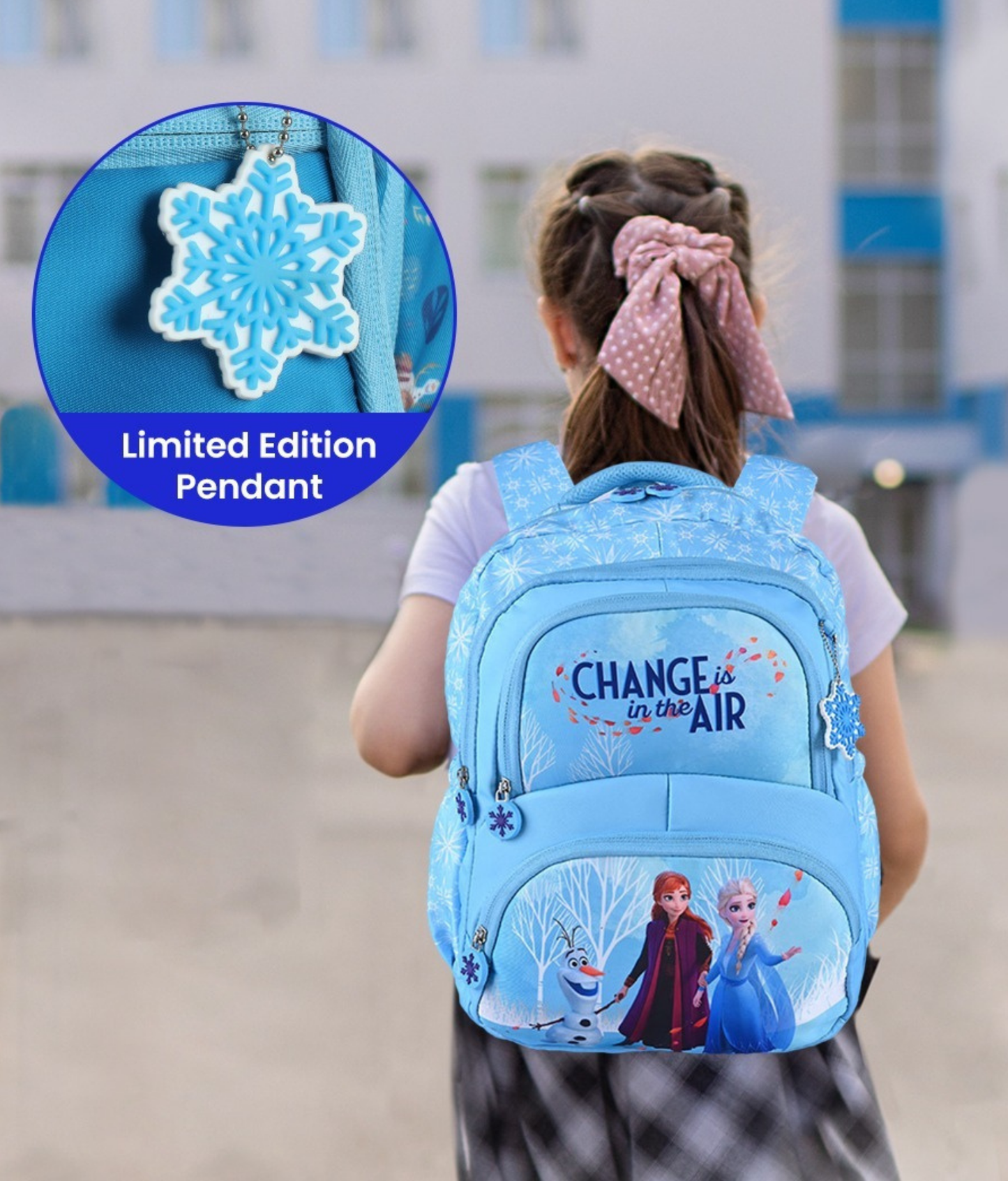Karston Sky Blue Disney Frozen Kids Backpack