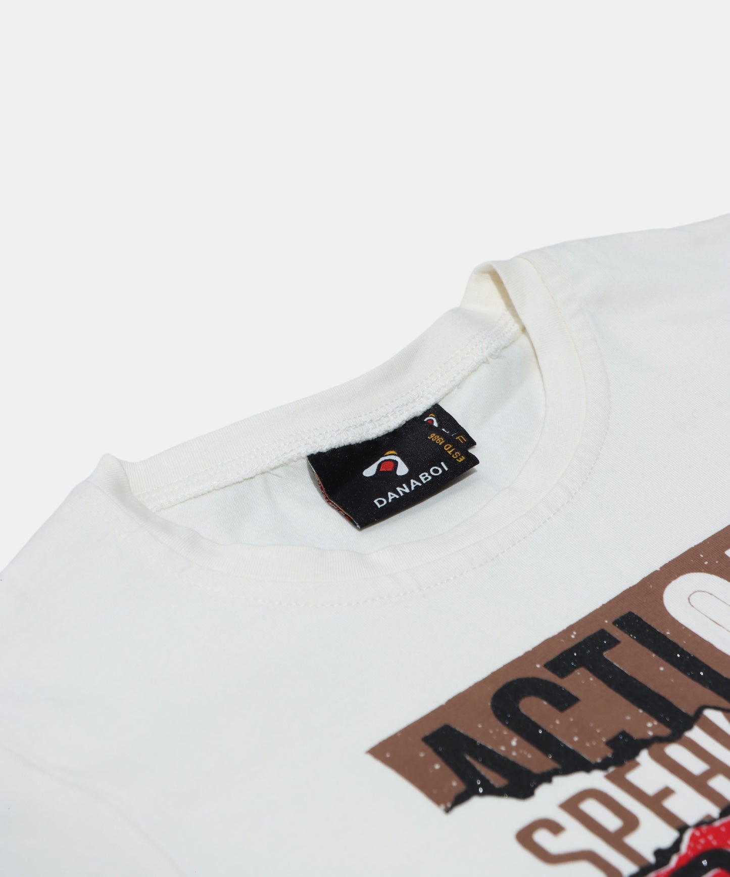 Danaboi White Motivational Print Boys T-Shirt