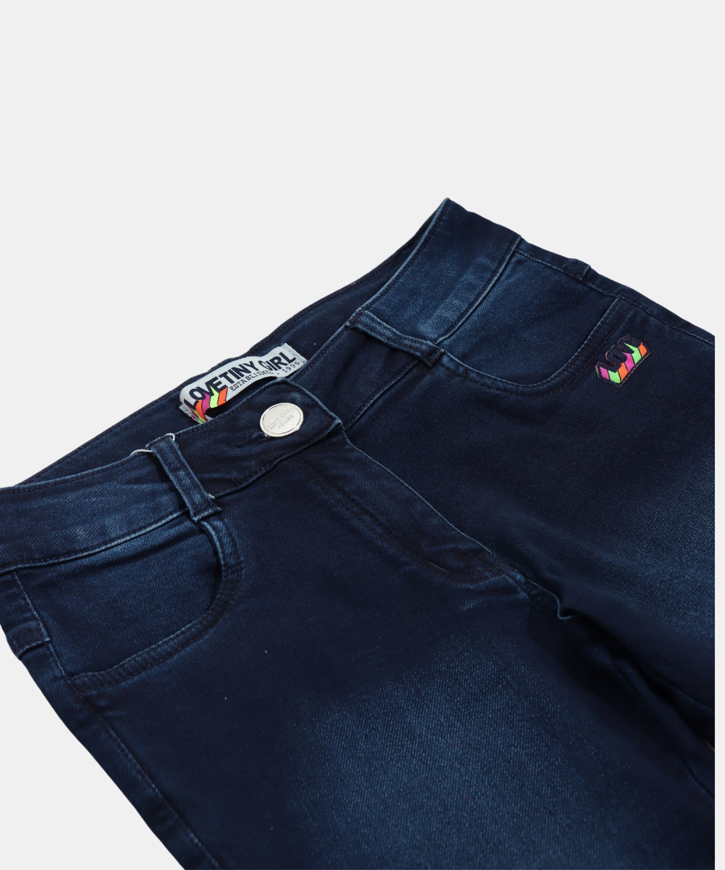 Tiny Girl Midnight Blue Distressed Skinny Jeans for Girls