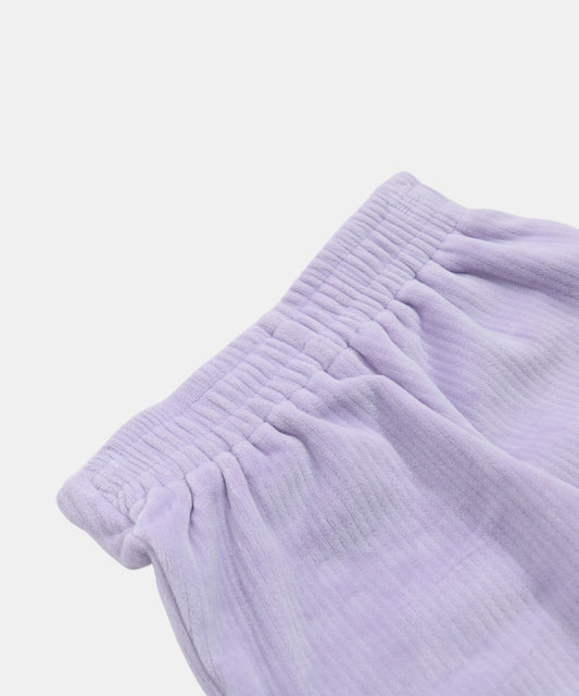 Tiny Girl Lilac Baby Ribbed Leggings