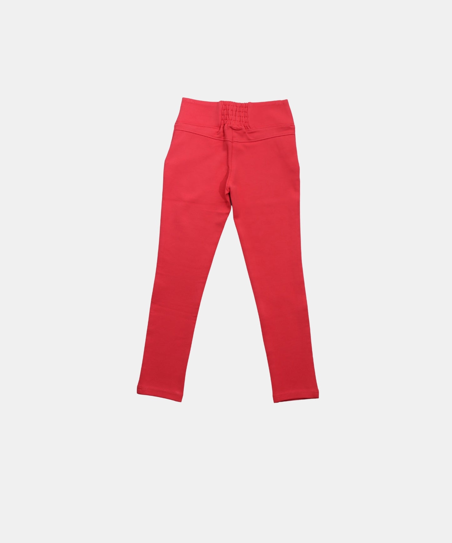Tiny Girl Coral Red Girls Stretch Pants