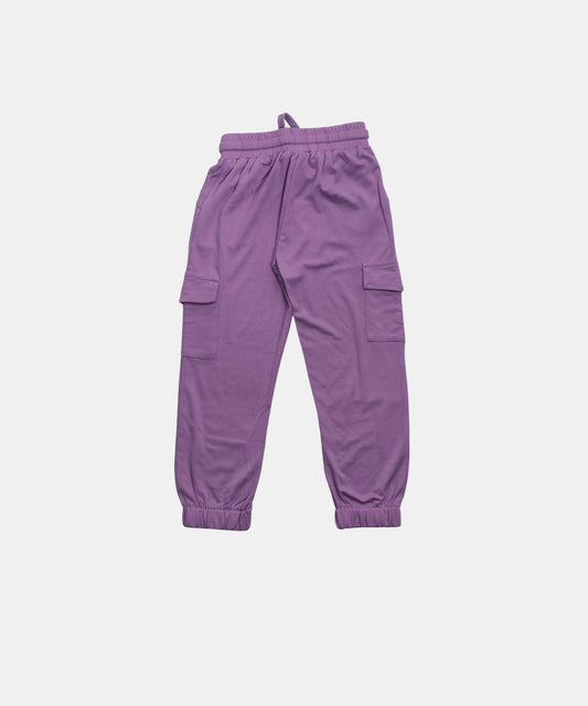 Tiny Girl Lavender Girls Cargo Joggers
