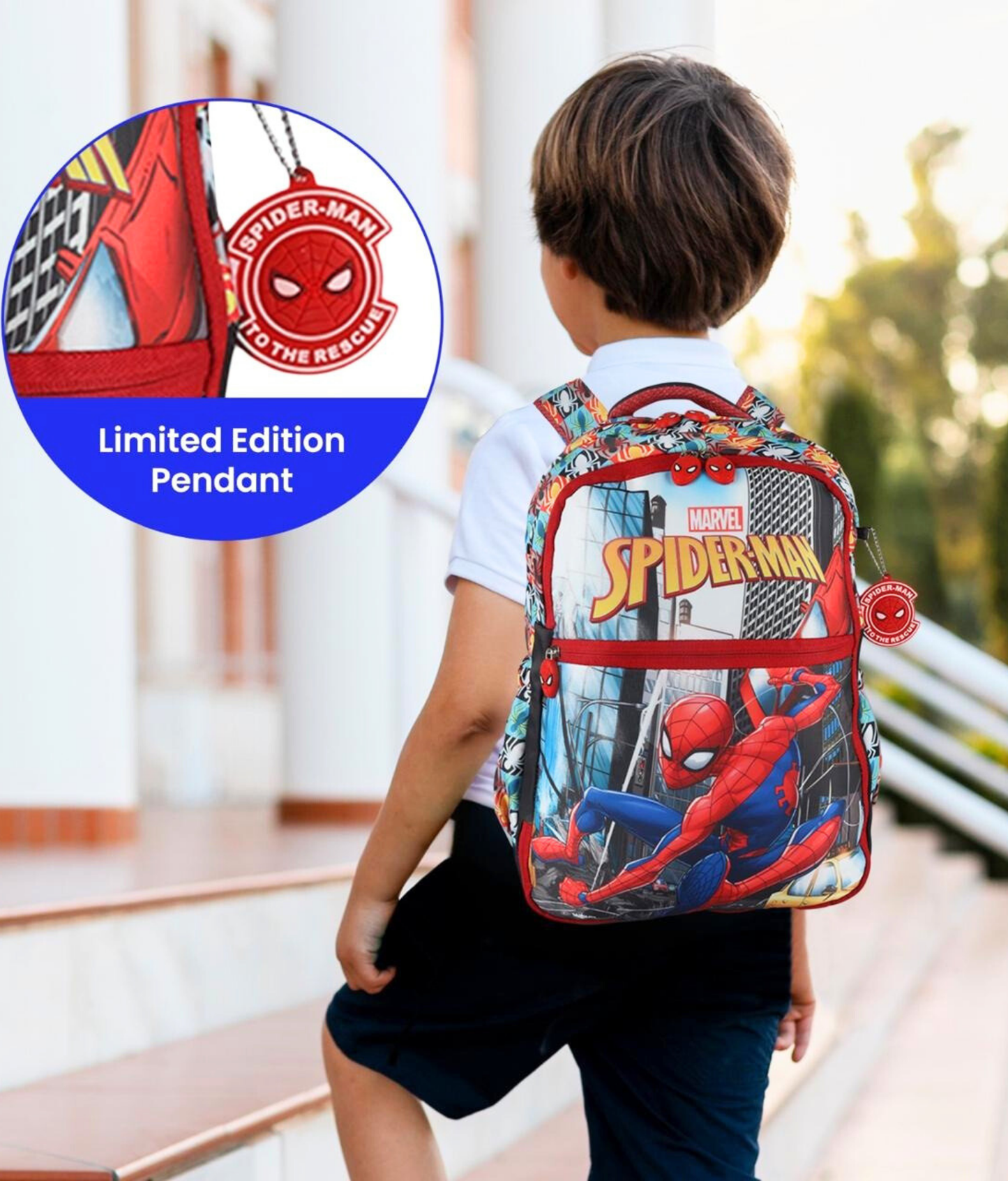 Karston Red Marvel Spider-Man Kids Backpack