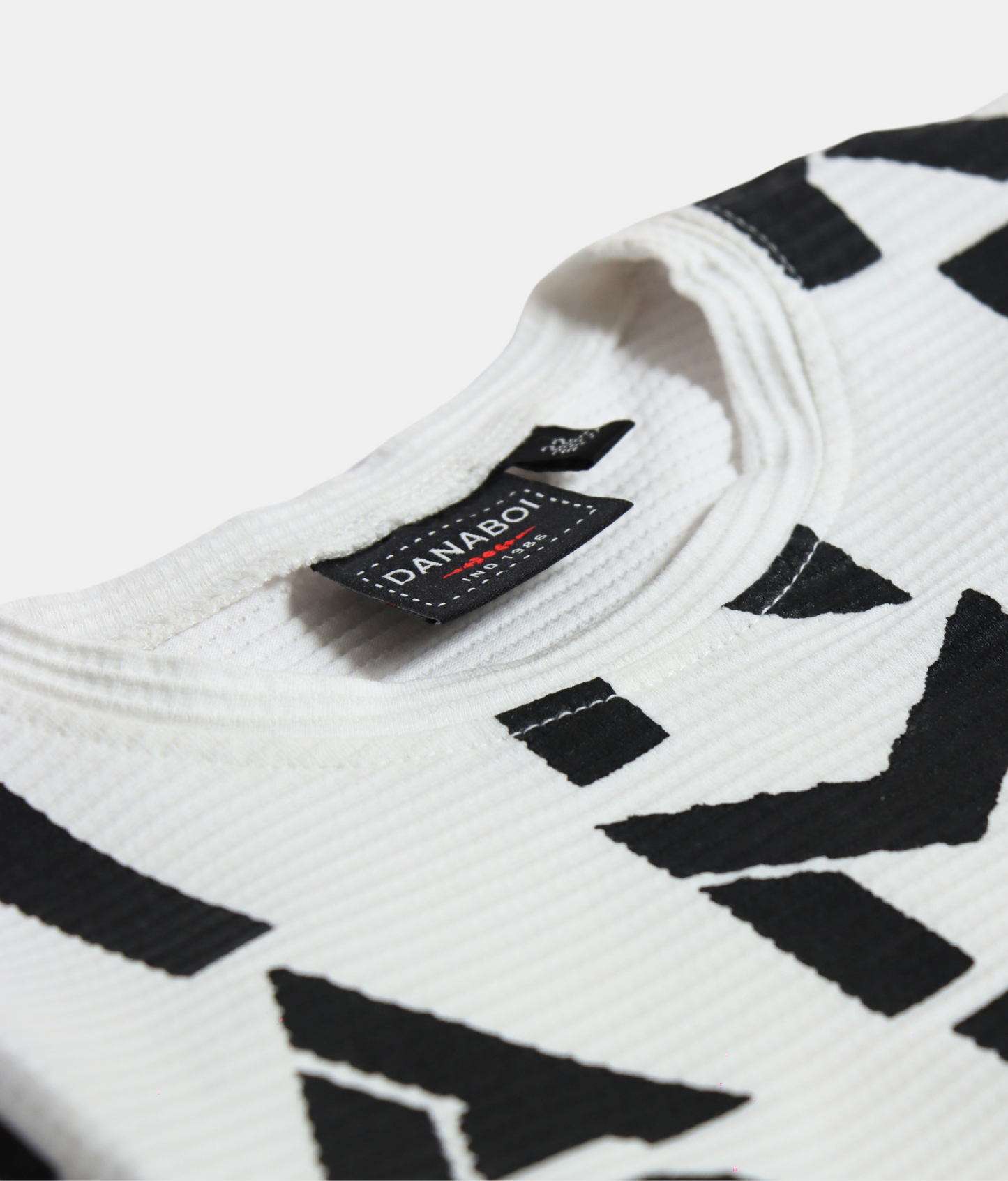 Danaboi White Graphic Print Boys T-Shirt Full Sleeve