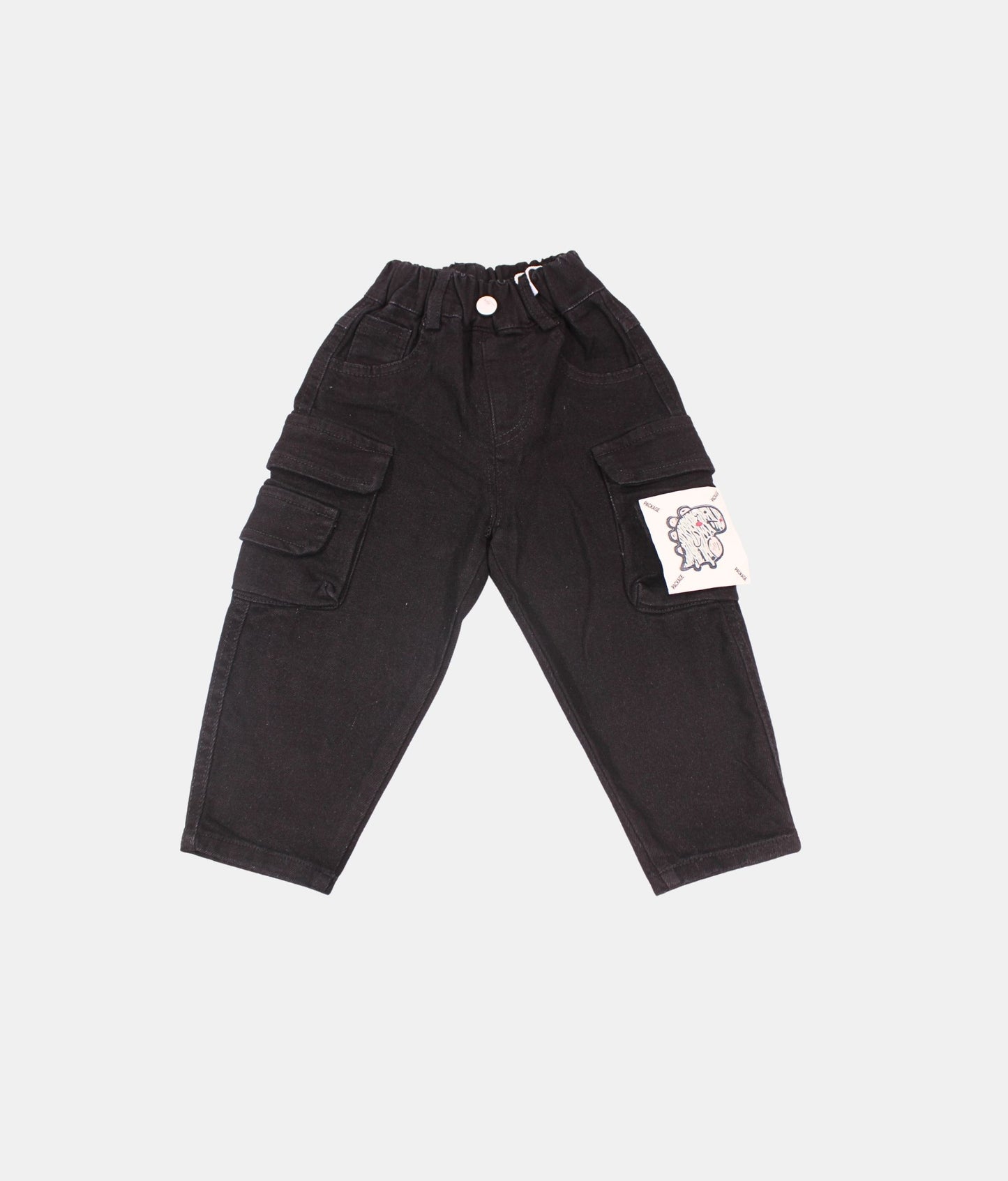 DAPP Black Boys Cargo Jeans